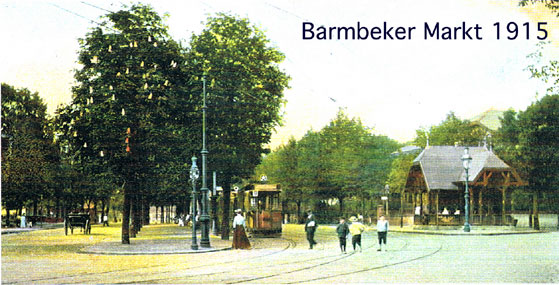 Markt in Barmbek 1915
