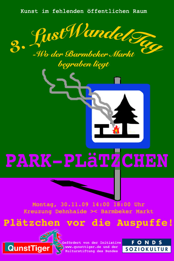 Postkarte Park-Plaetzchen